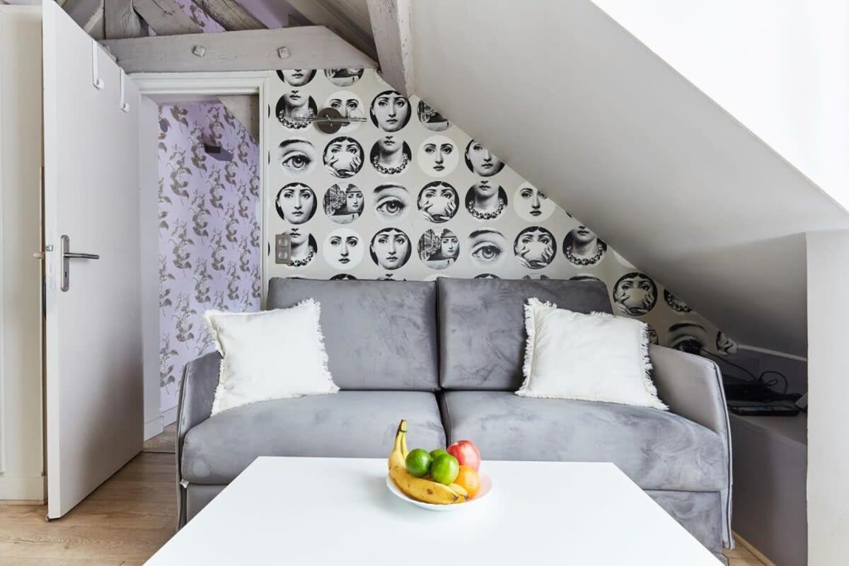 Vosges 1Br Cozy Apartment Paris Exterior photo