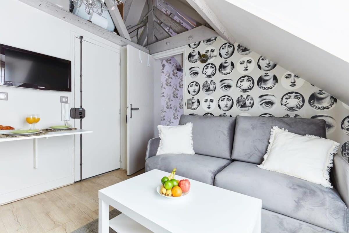 Vosges 1Br Cozy Apartment Paris Exterior photo